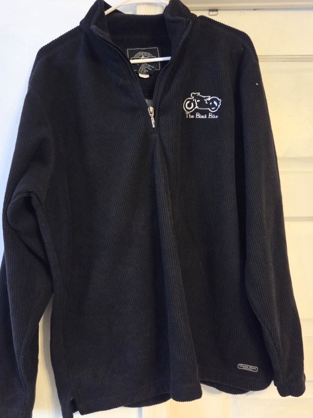 Kids' Black Quarter-Zip Fleece Jacket